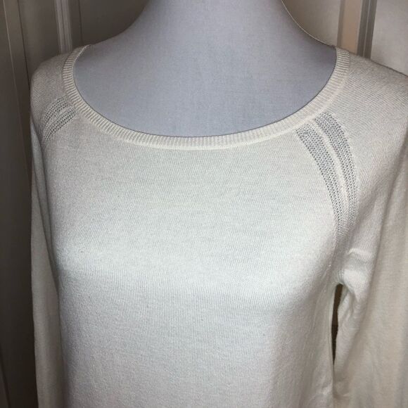 DKNYC Pullover Sweater Cream Size Small - Picture 4 of 6